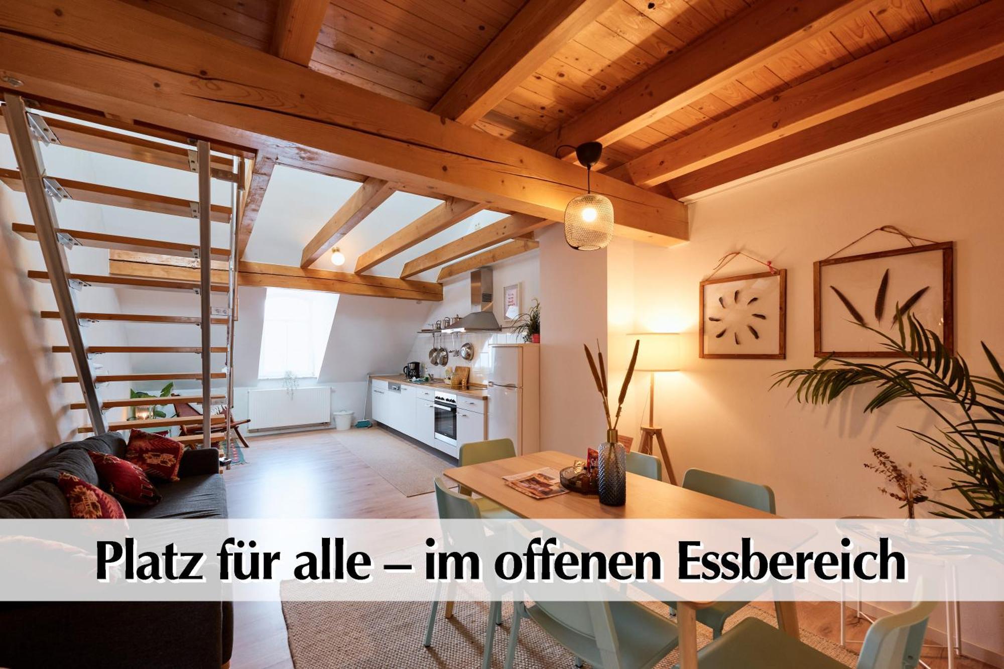 Helle 72Qm Maisonette Wohnung Im Herzen Erfurts Mit Kingsize Bett, Smart-Tv, Etc 외부 사진