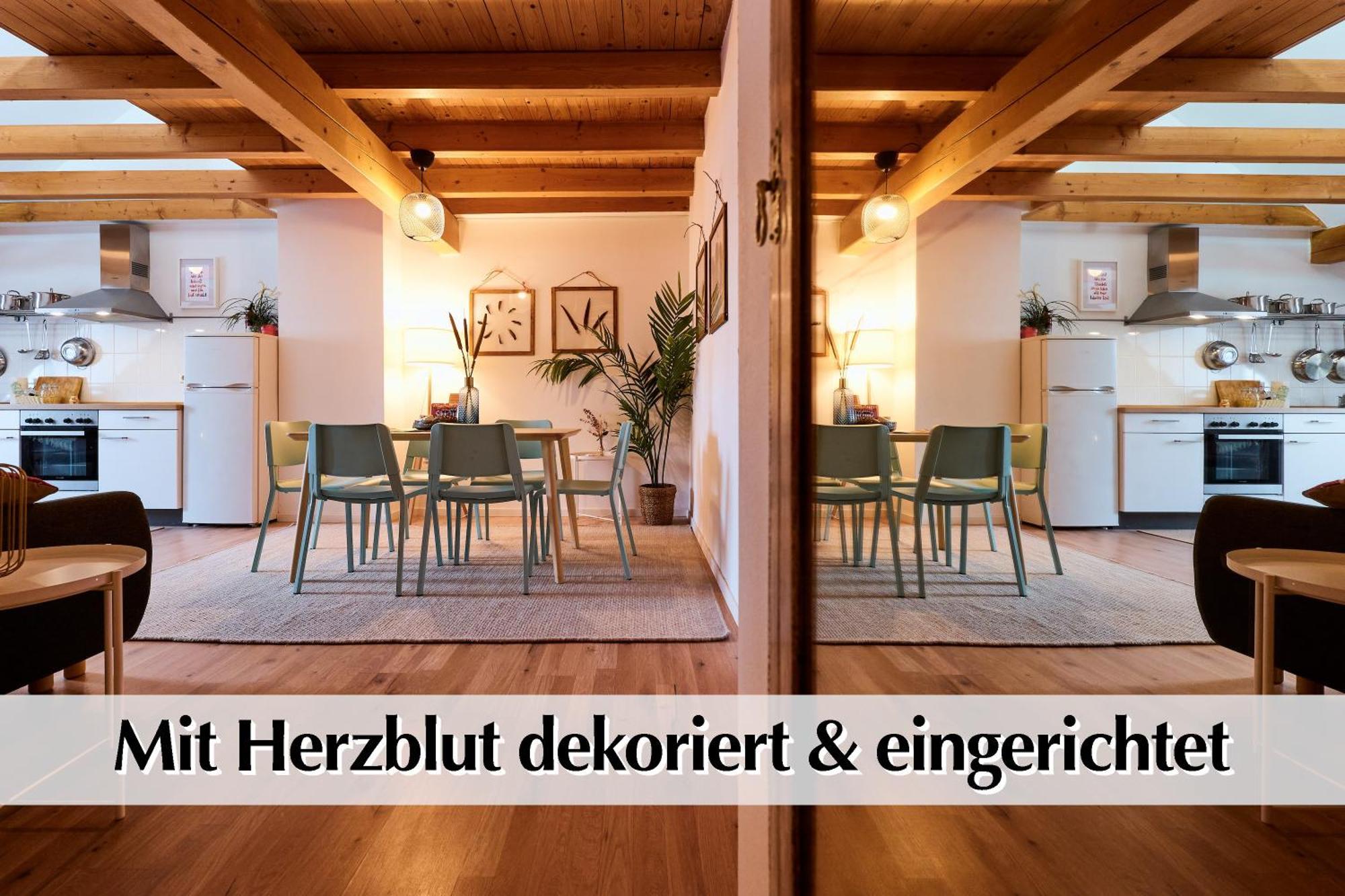 Helle 72Qm Maisonette Wohnung Im Herzen Erfurts Mit Kingsize Bett, Smart-Tv, Etc 외부 사진